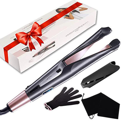Fast Heating 2 in 1 Hair Straightener and Curler 